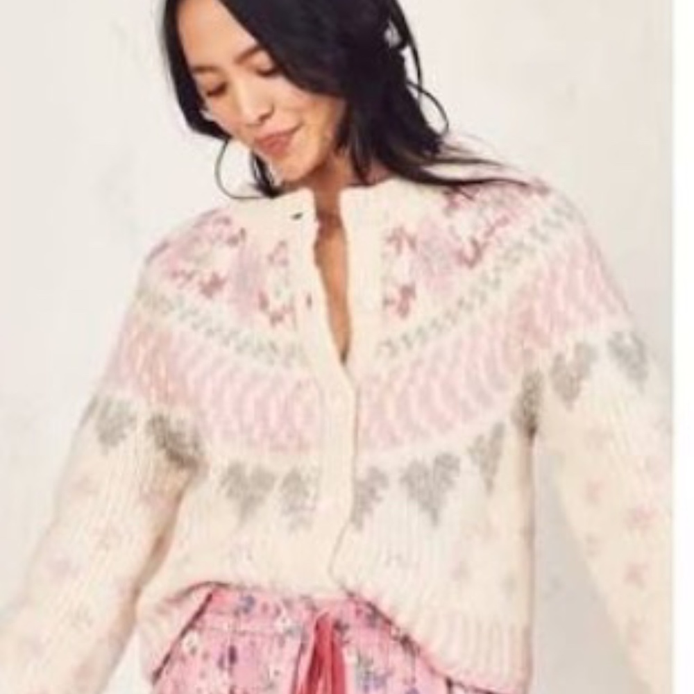 NWT LOVESHACKFANCY Jamie Sweater